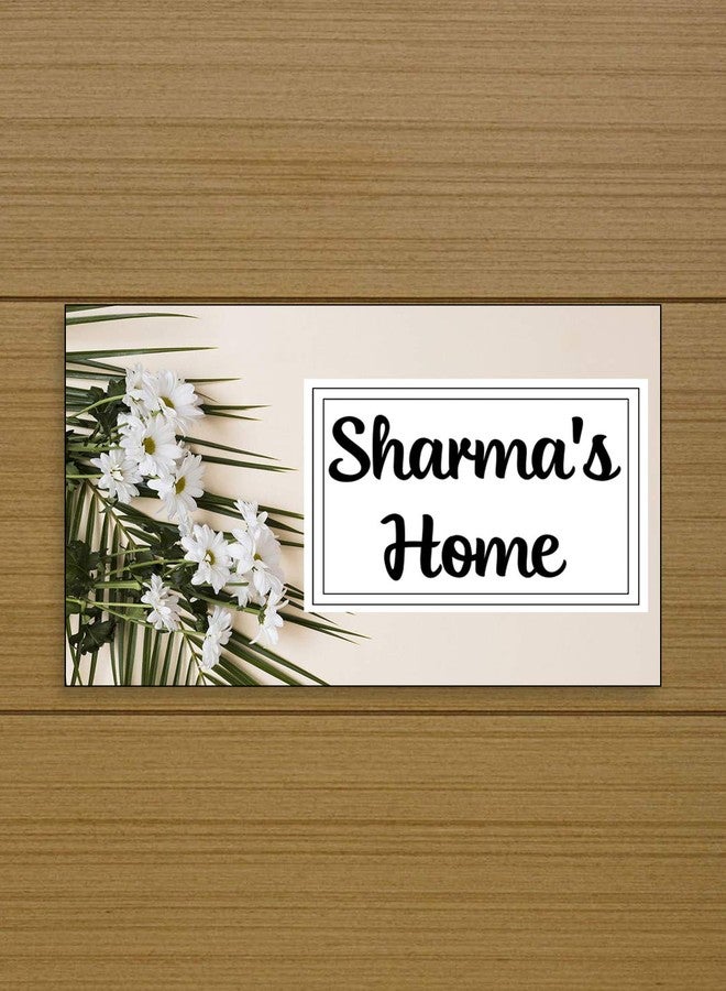 999Store Printed Floral for Restaurants Name Plate (MDF_12 X7.5 Inches_Multi) - Image 2