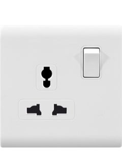 MODI MODI 13 A 1 GANG SWITCH WITH MULTI SOCKET WHITE 