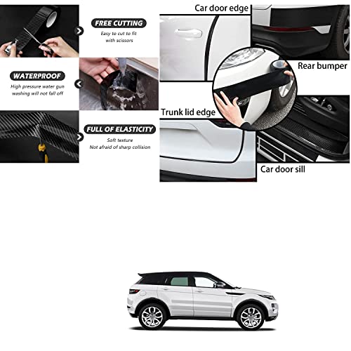 PRIKNIK Car Door Seal Strip Door Edge Guard Bumper Cover Strips Entry Sill Scuff Plate Door Anti-Scratch Waterproof Compatible with Cars - Image 3