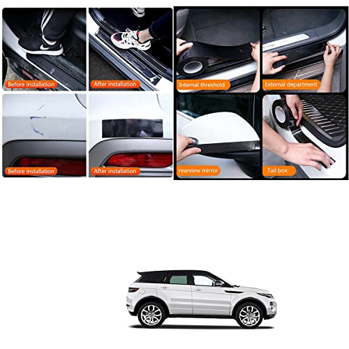 PRIKNIK Car Door Seal Strip Door Edge Guard Bumper Cover Strips Entry Sill Scuff Plate Door Anti-Scratch Waterproof Compatible with Cars - Image 2