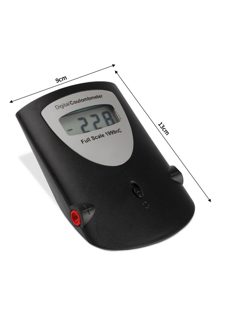 King Mariot - Digital COULOMBMETER | IPC-1964-M | Charge Detection & Measurement | 3½ Digit LCD Display | Ideal for Faraday’s Ice Pails, Coulomb’s Law Experiments, and Capacitance Studies - Image 1