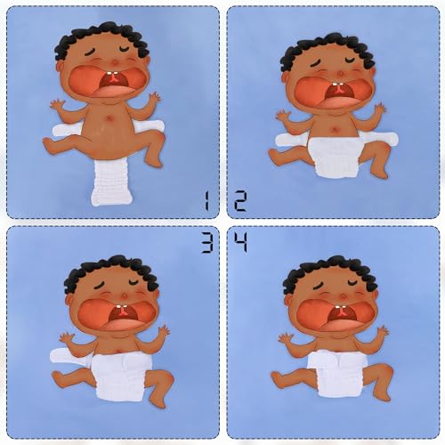 Max Shape 6 Pack Wearable Cotton Cloth Dipper Pants for Baby Girls and Boys,Adjustable Cotton Diaper 13 Layers for Baby 6-12month Wearable Style - Image 5