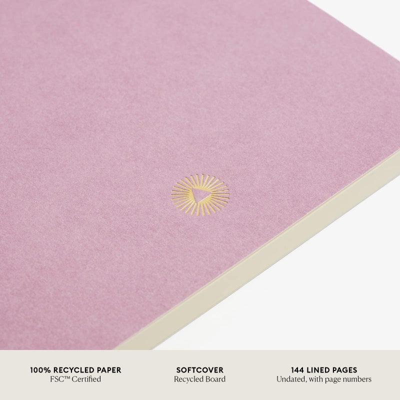 Intelligent Change Daily Small Notebook, Lined Journal Notebook, Work Notebook for Productivity and Mindfulness, Soft Cover A5 Journal for Writing Notes, 144 Pages, Pink Notebook - Image 5