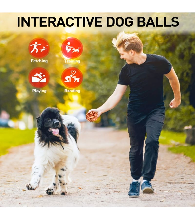 Orange Dog Chew Rope Ball Toy For Dental Care Small To Medium Breeds - Image 5