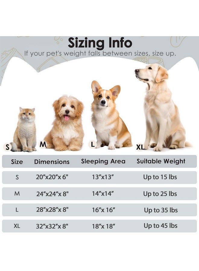 Hoewina Dog & Cat Bed for Indoor Cats, 20in Calming Donut Bed for Puppy and Kitten, Washable Round Fluffy Pet Bed for Small Medium Dogs and Cats (Light Grey) - Image 2