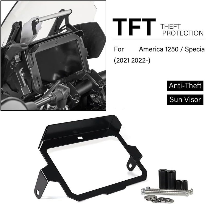 Vuzmode TFT Theft Protection Sun Visor for Pan America 1250 - Image 3