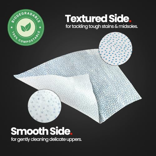 SHOEGR Instant Sneaker Cleaning Wipes | Dual-Textured Shoe Wet Wipes for Tough Stains | Premium Shoe Cleaner Wipes for Sneakers, Suede, Nubuck, Canvas, Boots, Knit & Multi-Material Footwear - Image 2