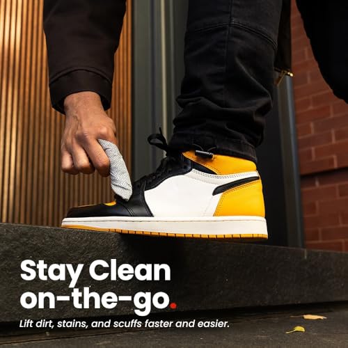 SHOEGR Instant Sneaker Cleaning Wipes | Dual-Textured Shoe Wet Wipes for Tough Stains | Premium Shoe Cleaner Wipes for Sneakers, Suede, Nubuck, Canvas, Boots, Knit & Multi-Material Footwear - Image 3