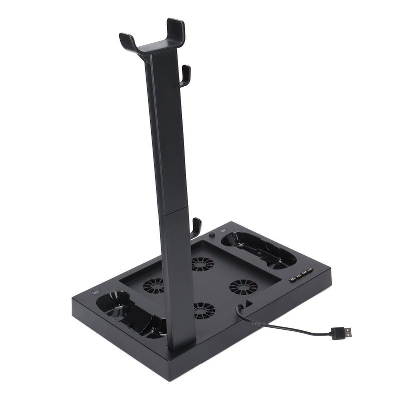 For Xbox Series X Console Cooling Stand Multifunctional Cooling Fan Base with Headset Bracket Battery Adapter - Image 3