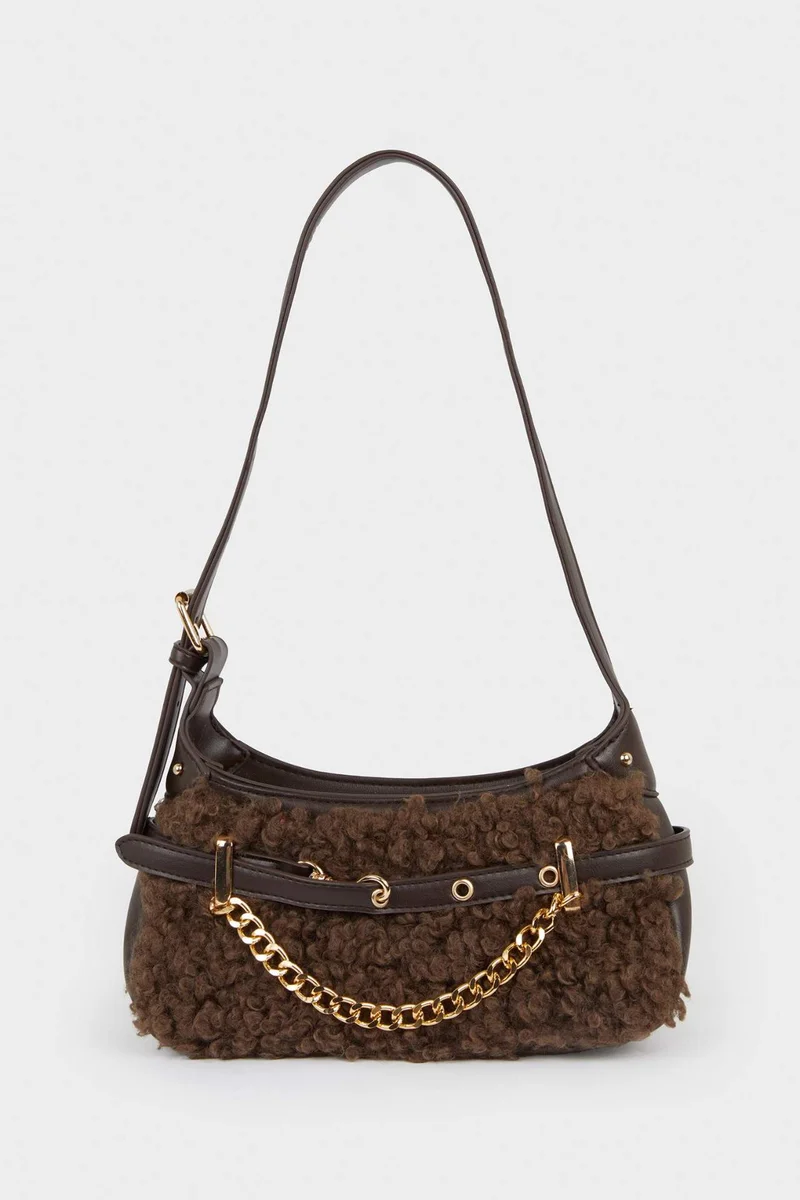 ديفاكتو Faux Leather Crossbody Bag