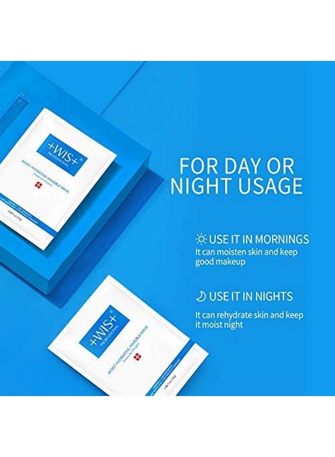 +WIS+ Wis Intensive Hydrating Facial Mask Smoothing Face Sheet Mask 24 Pack Deep Moisturizing With Hyaluronic Acid Oil Control Shrink Pores Firming Antiaging With Collagen Gifts For Women And Men - Image 4