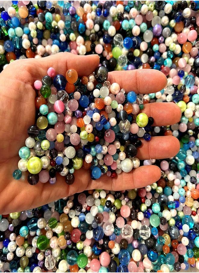 Cat's Eye Beads, Pearl, Crystal, Glass, Acrylic, 3/4 Pounds Loose Assorted Mixed DIY Jewelry Kit, Crafting Projects (3/4 Pounds of Beads) - pzsku/ZAE03F9081A5F5A5B9A06Z/45/_/1692790192/b9bdbf91-4b32-41b7-800e-eb5b344a2cdd