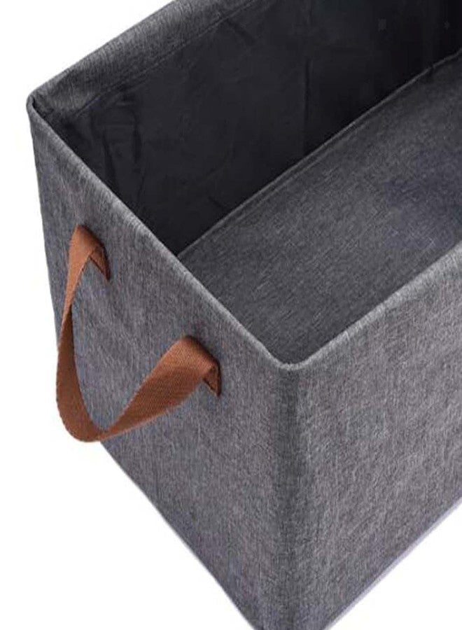 NOMAZO 26L Foldable Storage Box with Steel Frame | Collapsible Fabric Organizer with Handles for Clothes, Sarees, Blankets, Wardrobe, Shelf & Underbed Storage | Pack of 1 - Image 5