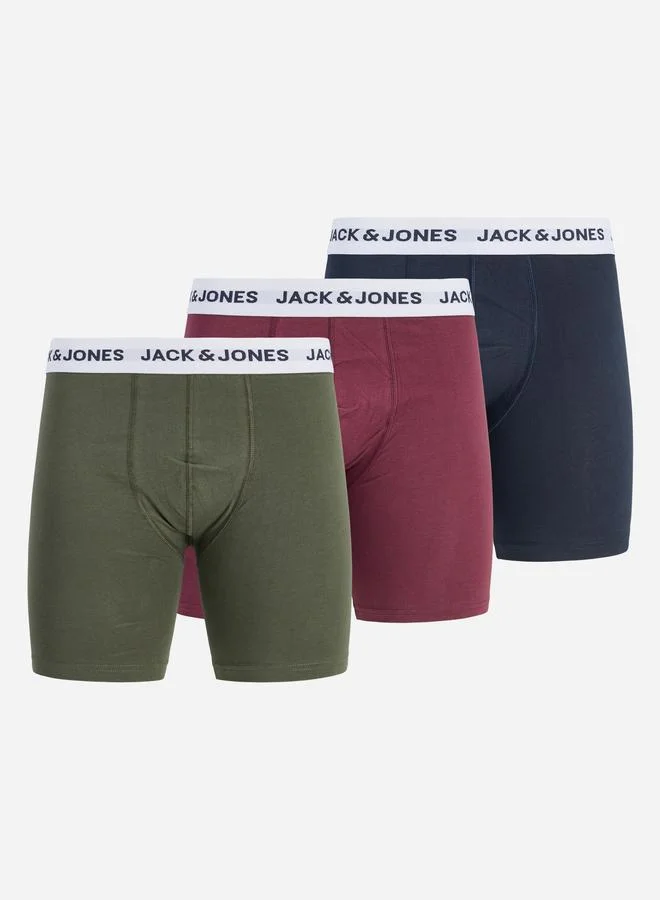 JACK & JONES Pack of 3 - Logo Band Boxers Shorts