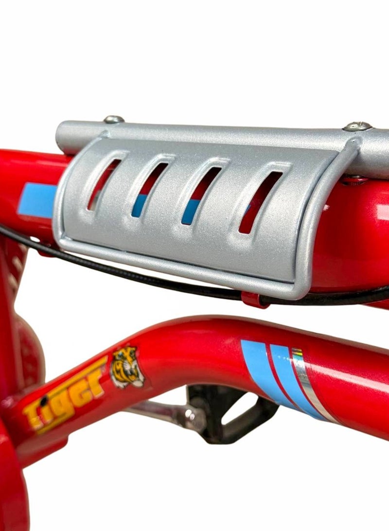 تايجر دراجة أطفال تايجر 12 بوصة مع سلة أمامية وكرسي خلفي – مناسبة للأعمار 2 إلى 5 سنوات - Image 4