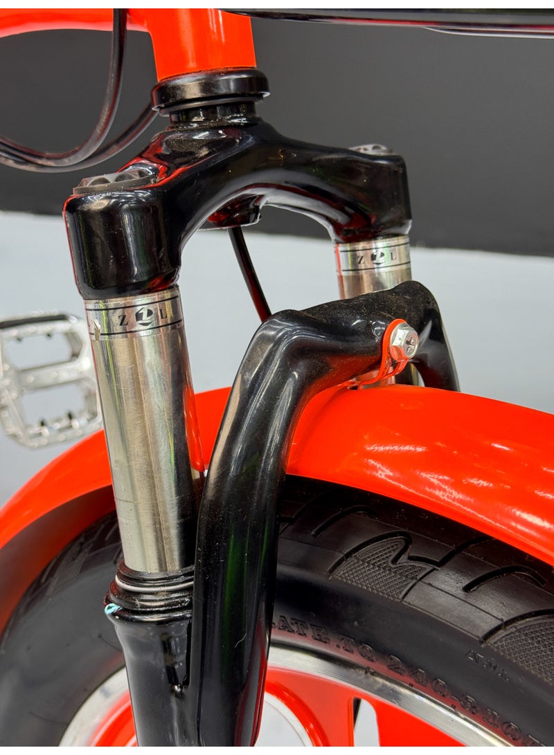 تايجر عجلة BMX مقاس 20 – هيكل متين – جنوط سبور – سلة أمامية – كرسي خلفي – كاوتش عريض - Image 5