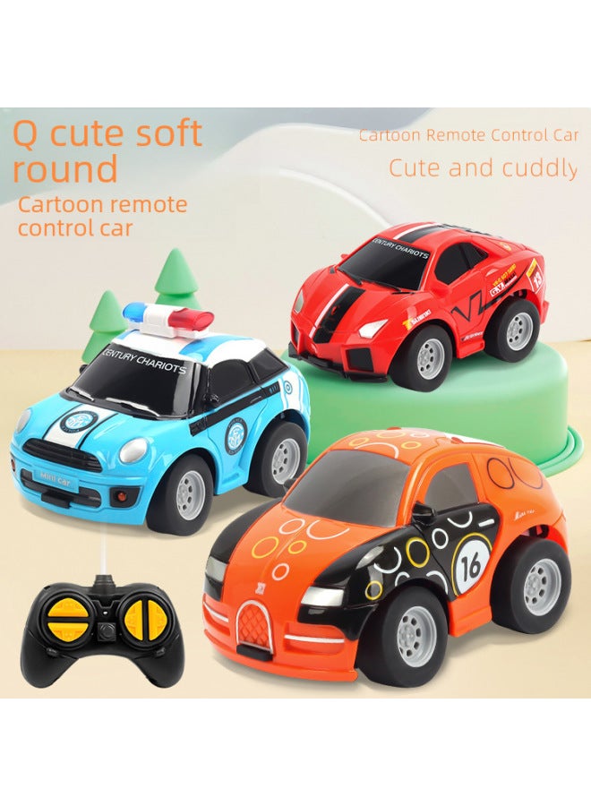 Children's Wireless Model Simulation Drift High-speed Toy Car Remote Control Fall-resistant Anti-collision Off-road Vehicle Toy Car Boy-Color:6148J Remote Control Police Car-Black 【English Color Box】】 - Image 2