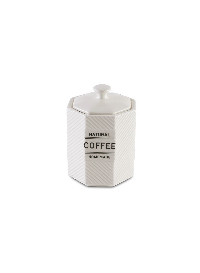 Pan Home Nolina Coffee Canister 800Ml - White - Image 5