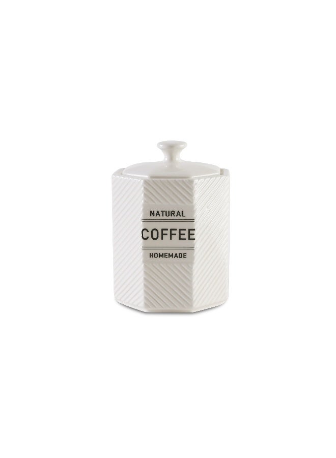 Pan Home Nolina Coffee Canister 800Ml - White - Image 3