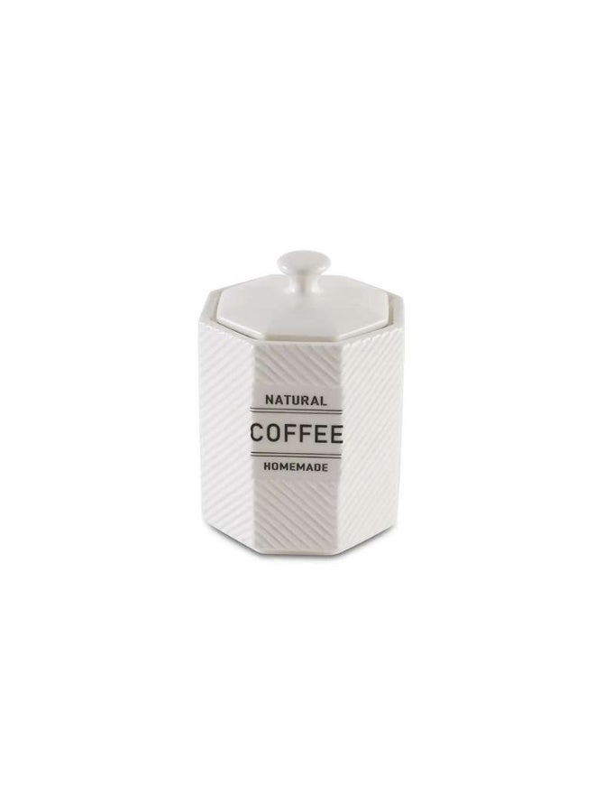Pan Home Nolina Coffee Canister 800Ml - White - Image 4