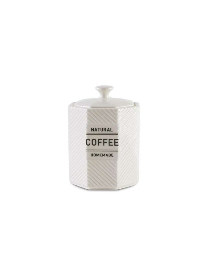 Pan Home Nolina Coffee Canister 800Ml - White - Image 3