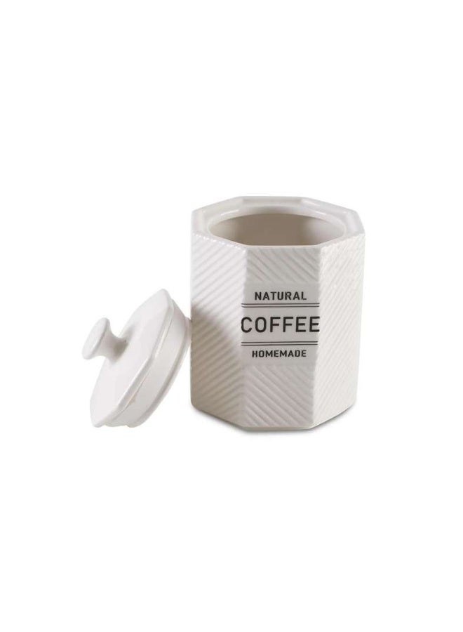 Pan Home Nolina Coffee Canister 800Ml - White - Image 5