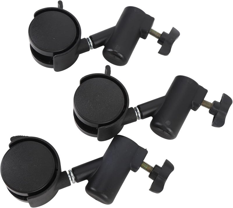Light Stand Wheels Rotating Quiet Smooth 360° Tripod Swivel Casters Live Photography - Image 4