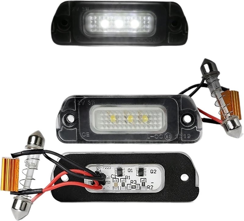 DEMULAX LED License Plate Light Bulbs (2 Pcs) - Image 1