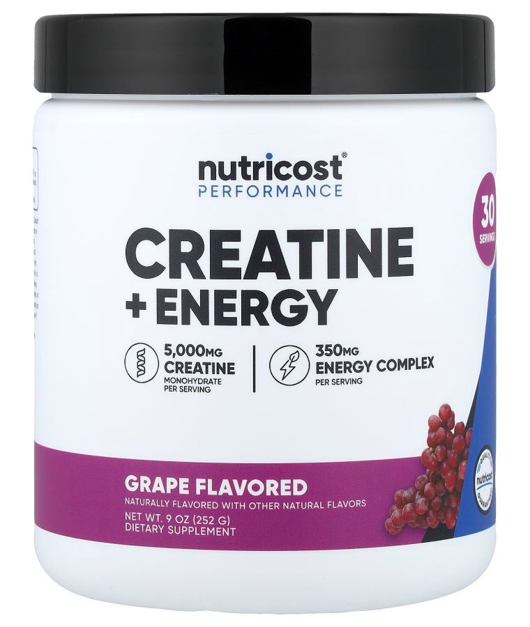 Performance Creatine + Energy Grape 9 oz (252 g)