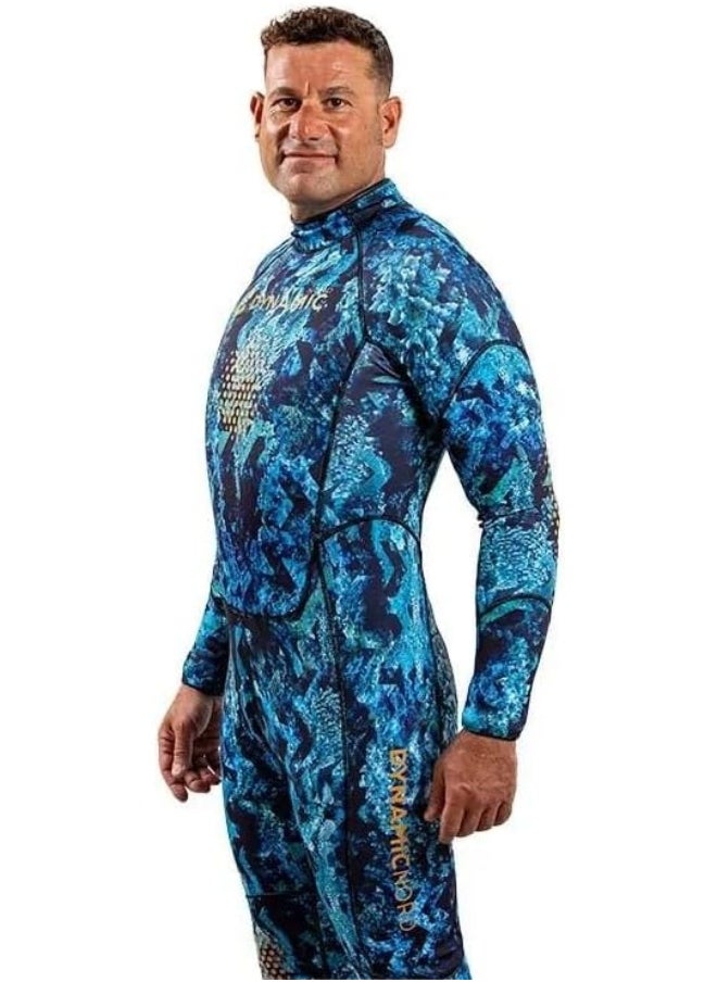 DYNAMICNORD DYNAMIC NORD FDS-2 FREE DIVE SUIT 1.5MM CAMO/BLUE  - Image 4