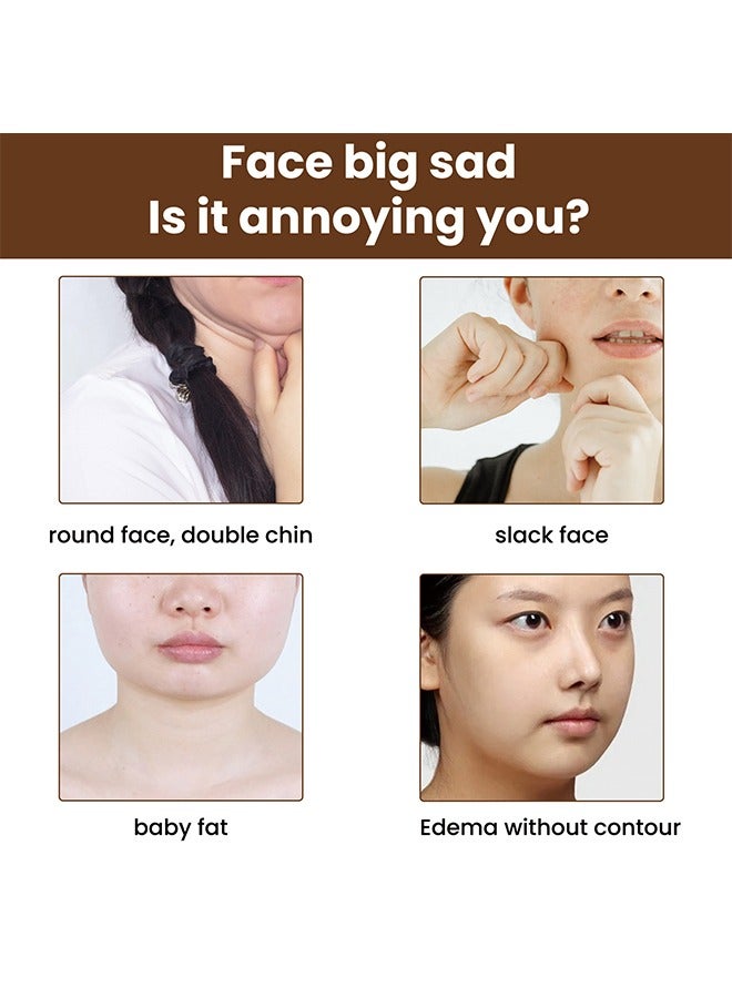 EELHOE V-line Lifting Mask -Facial Firming Lifting Shaping Small V-face Ear Lifting Facial Mask 3 Pack - Image 2