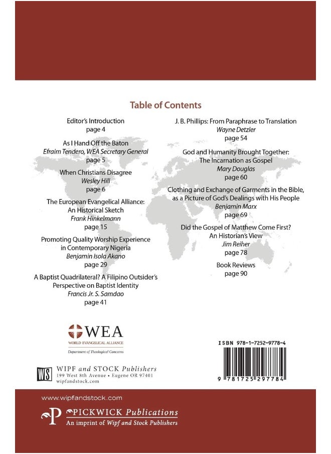 Evangelical Review of Theology, Volume 45, Number 1, February 2021 (45.1)  - Image 2