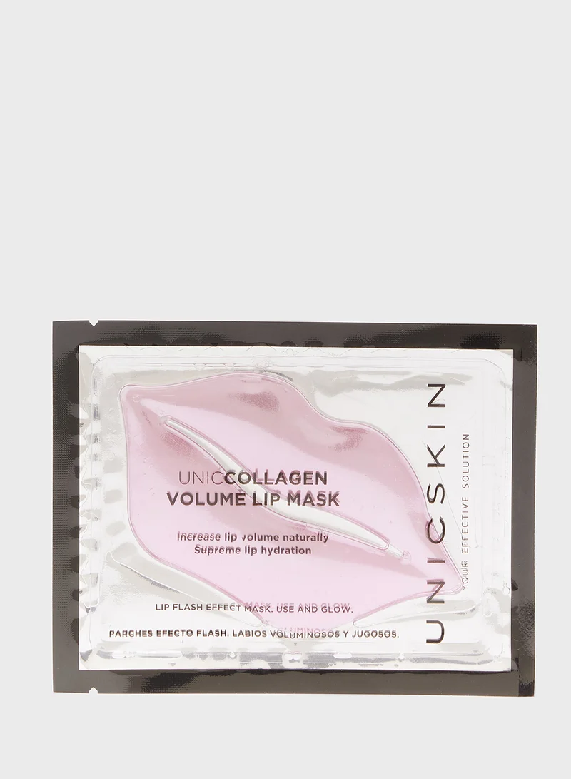 يونيك سكين UNICCOLLAGEN VOLUME LIP MASK 5X1 PATCHS