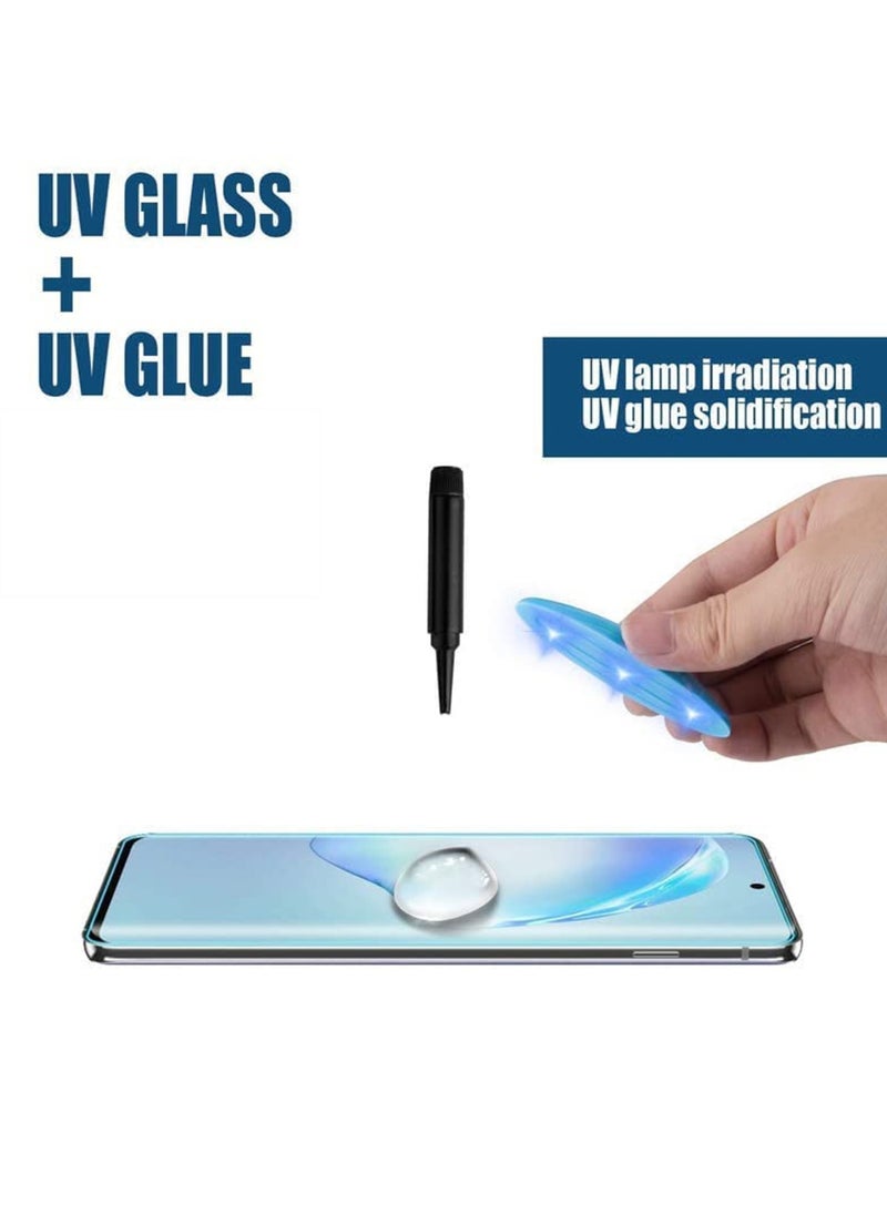 Generic - Motorola Edge 50 Fusion Screen Protector – UV Liquid Glue Full Screen Edge to Edge Tempered Glass Screen Protector, High Transparency, Delicate Touch, Anti-Explosion, Smooth Arc Edges. - Image 1
