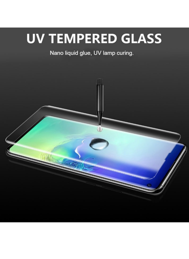Generic - Motorola Edge 50 Fusion Screen Protector – UV Liquid Glue Full Screen Edge to Edge Tempered Glass Screen Protector, High Transparency, Delicate Touch, Anti-Explosion, Smooth Arc Edges. - Image 1