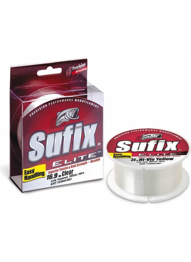 Sufix - Elite Fishing Line Low Vis GREEN-0.16MM - 100MT - 2.2kg - Image 1