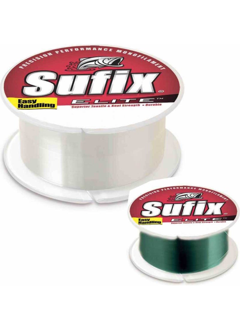 Sufix - Elite Fishing Line Low Vis GREEN-0.16MM - 100MT - 2.2kg - Image 1