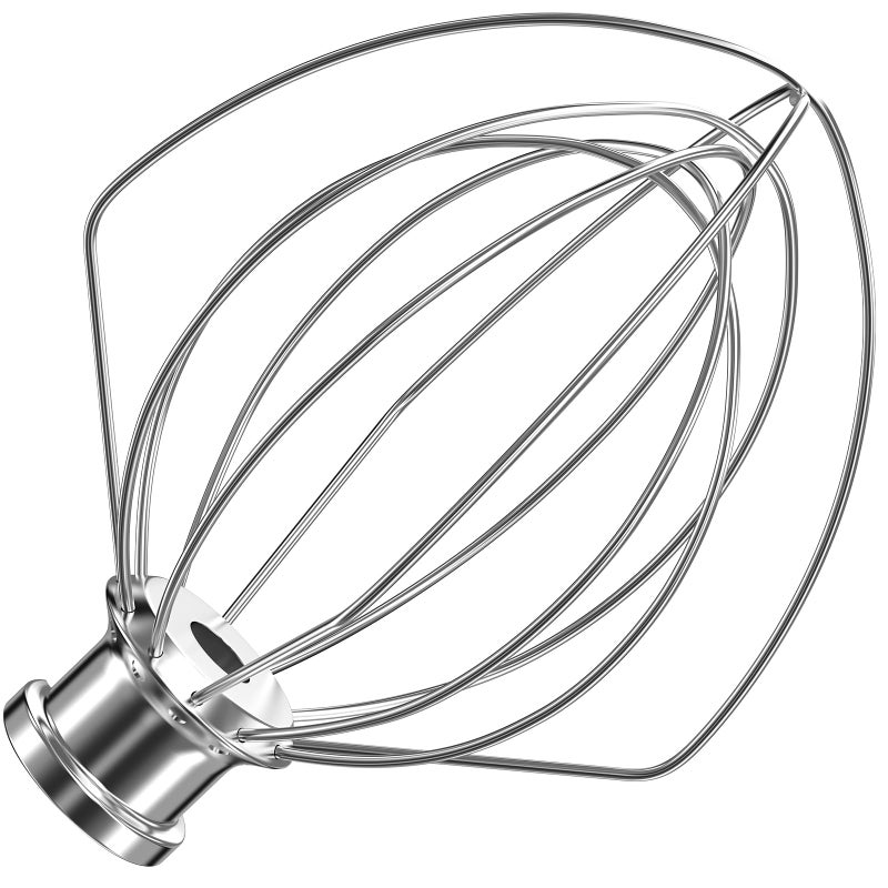 K45WW Stainless Steel 6Wire Whip Attachment for KitchenAid TiltHead Stand Mixer 455 Quart Bowl Stainless Steel Whisk Replacement for Kitchen Aid Mixer Dishwasher Safe Egg Heavy Cream Beater