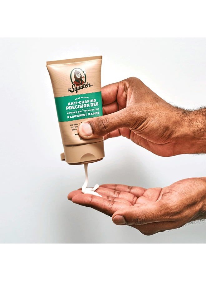 Dr. Squatch Ball Barrier Dry Lotion, No Mess Body Powder Lotion for Men, Made With Natural Ingredients - 2-Pack Rainforest Rapids - Image 5