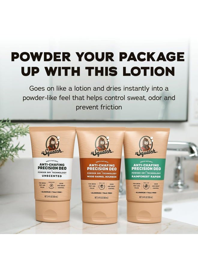 Dr. Squatch Ball Barrier Dry Lotion, No Mess Body Powder Lotion for Men, Made With Natural Ingredients - 2-Pack Rainforest Rapids - Image 4