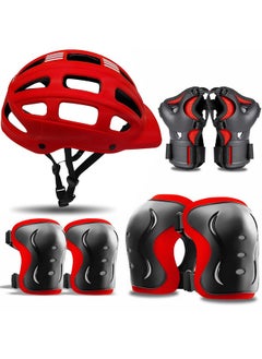 Jaspo Jaspo Sturdy SX4 Adjustable Multisport Helmet for Skateboarding, Skating, Cycling & Other Sports Age Group up to 4-10 Years for Kids - Made in India (Small, RED)  - Image 1