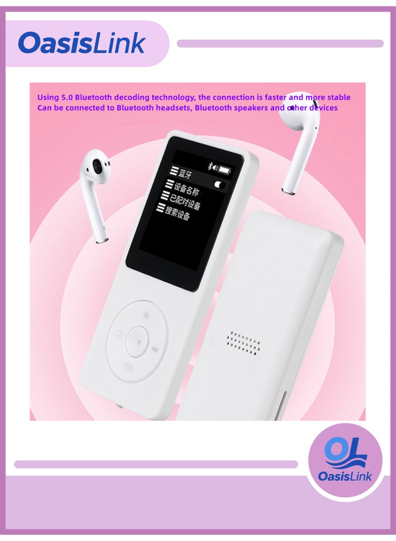 أواسيس لينك مشغل MP3 سعة 32 جيجابايت، مشغل موسيقى بجودة صوت عالية (أبيض) - Image 3