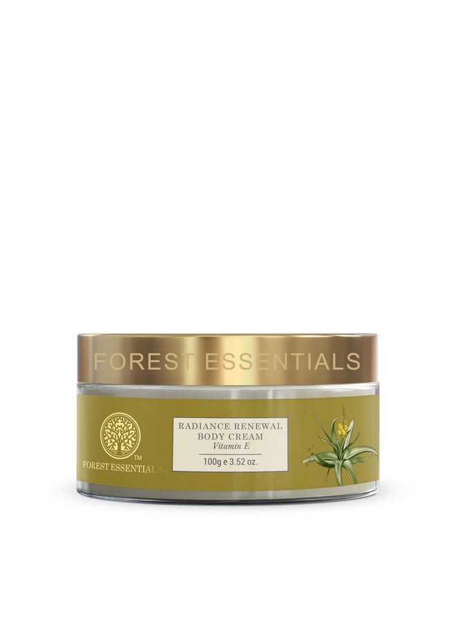 Forest Essentials Radiance Renewal Body Cream Vitamin E | Ayurvedic Moisturising Body Cream For Dry Skin | Shea Butter & Vitamin E For Glowing Skin - Image 1