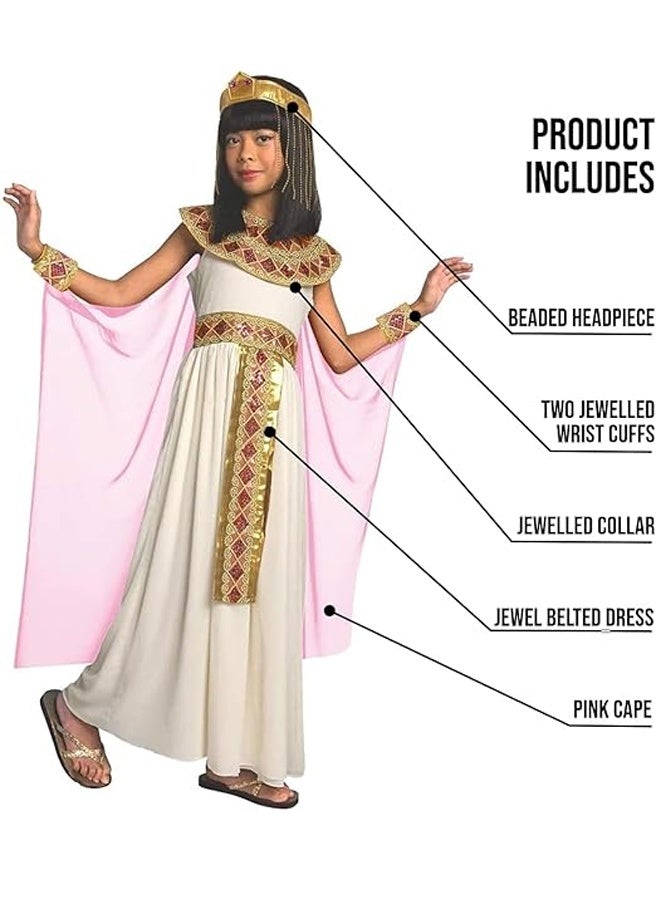 زي كليوباترا للأطفال، زي كليوباترا للبنات، زي مصري للبنات، مثالية لحفلات عيد ميلاد، هالوين، حفلات الكرنفال