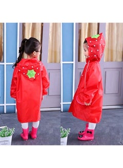 FASHION HOME Kids Lightweight Rain Coat Jacket Toddler 3D Cartoon Rainwear Hooded Poncho Outwear  - Image 1