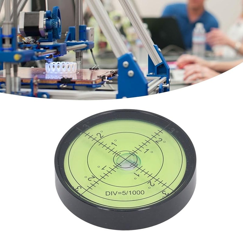 مستوى الفقاعة المضيء عالي الدقة من سبائك الألومنيوم مقاس 60 × 12 ملم لموازنة كاميرا المركبات الترفيهية - Image 5