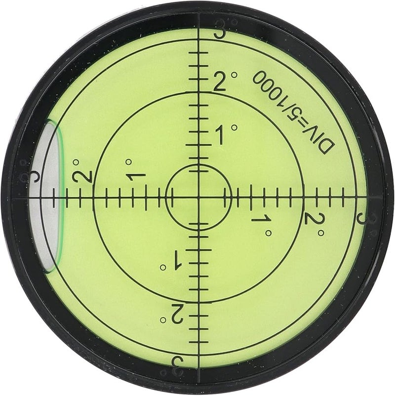 مستوى الفقاعة المضيء عالي الدقة من سبائك الألومنيوم مقاس 60 × 12 ملم لموازنة كاميرا المركبات الترفيهية - Image 2