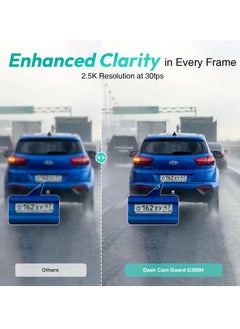 Botslab Botslab 2.5K Front Dash Cam, 170° Wide Angle Car Camera Front, Color Night Vision, Built in WiFi GPS, 24/7 Parking Mode, WDR, Emergency and Loop Recording(No SD Card)  - Image 2