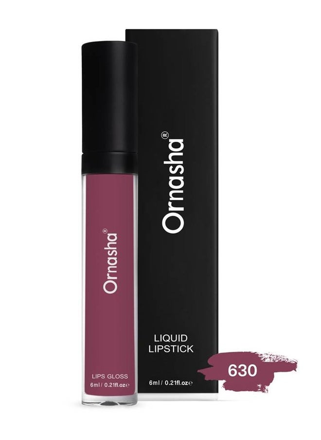 Ornasha Ornasha Matte Liquid Lipstick No. 630 