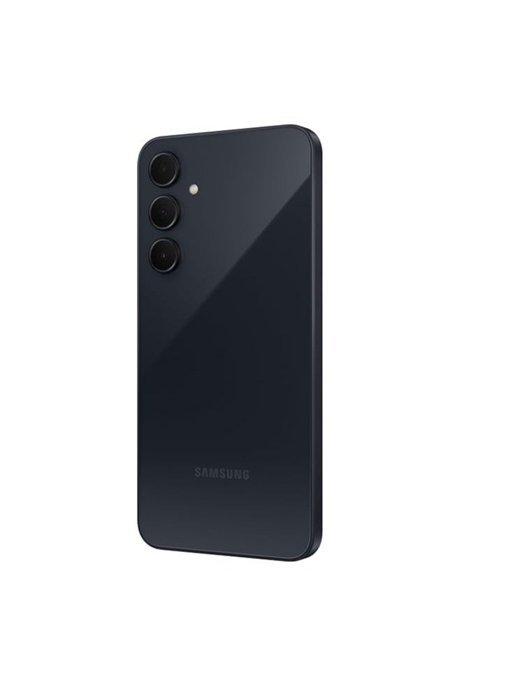 سامسونج جالاكسي A35 5G مفتوح (الإصدار الهندي، أزرق رائع، 8 جيجابايت رام، 128 جيجابايت تخزين) | يعمل مع جميع شركات الاتصالات GSM | شريحتين SIM | شاشة سوبر AMOLED | كاميرا ثلاثية 50 ميجابكسل | بطارية 5000 مللي أمبير - Image 2